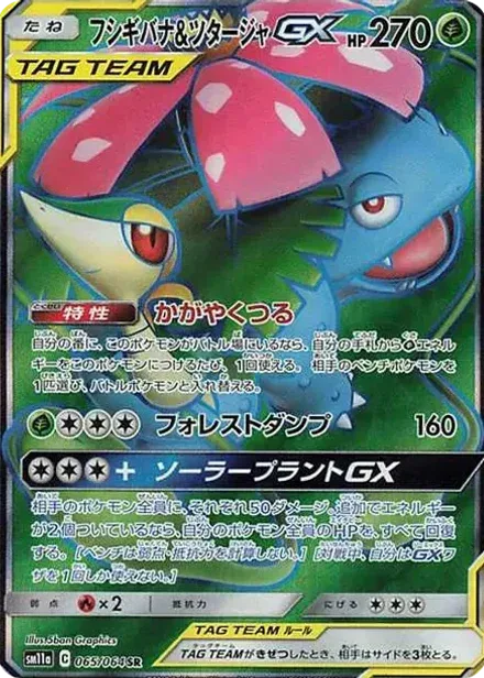 フシギバナ&ツタージャGX SR