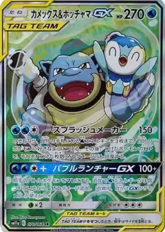 カメックス&ポッチャマGX SR: SA PSA10